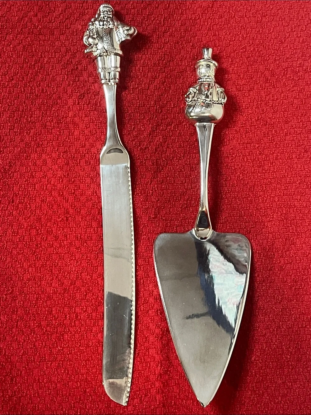 NWOT Vintage Wallace Silversmiths Holiday Pie & Cake Server Set